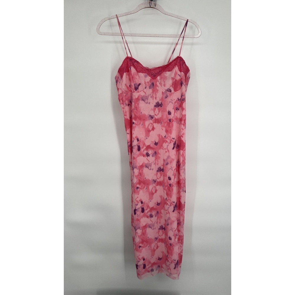 Crystal Doll Pink Dress NWOT Adjustable Straps Spaghetti Strap Juniors Size XL